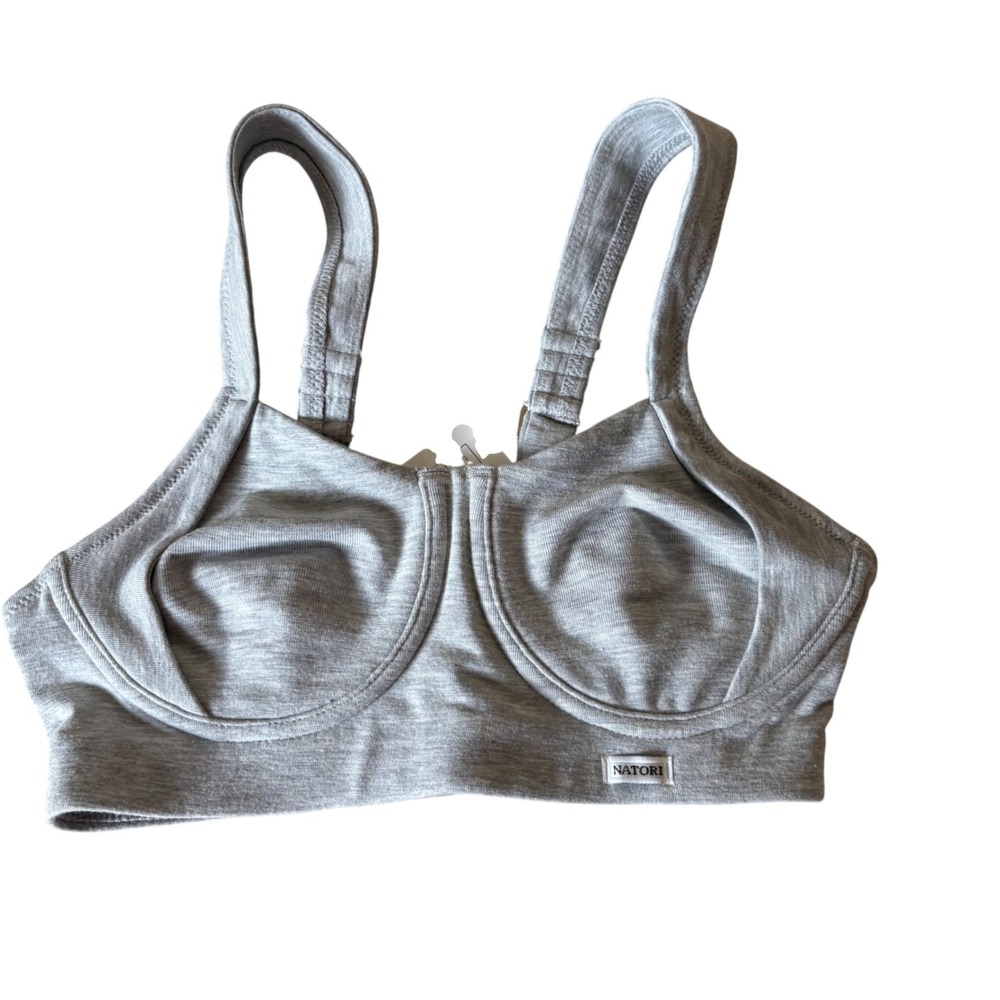 NATORI Underwire Sports Bra Heather Gray Size 32B‎